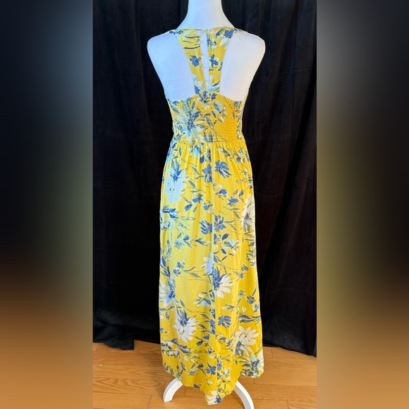Japna yellow blue floral dress. Size XS - Picture 7 of 11